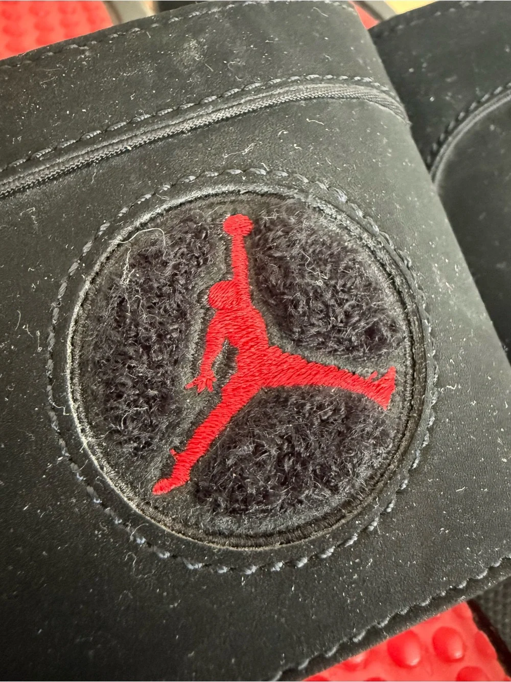 Nike Air Jordan Hydro 8 Retro Slide Sandals Men’s 11 Black Red (Scented 😆) VGUC